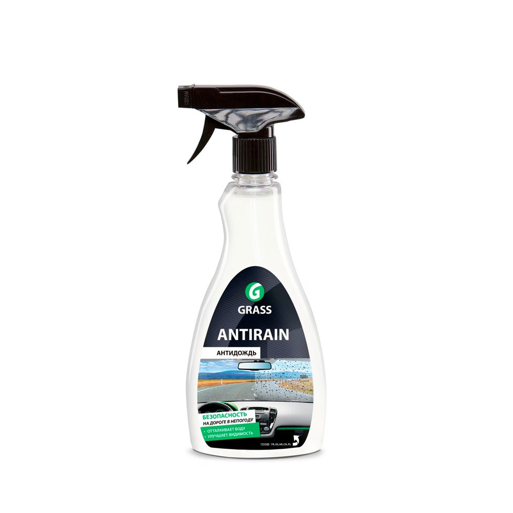 Soluție hidrofobă pentru parbriz și geamuri, Grass Anti Rain, 500ml