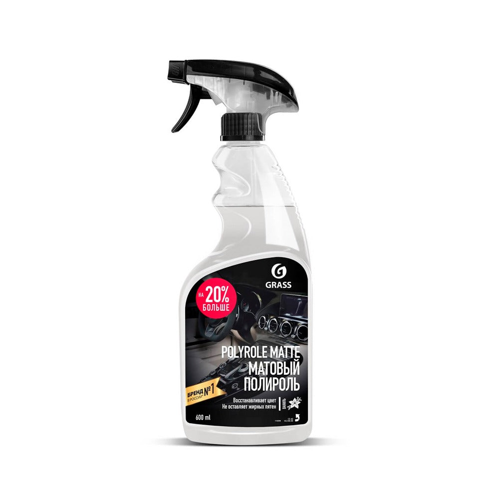 Soluție auto pentru curățat bordul, efect mat, Grass Polyrole Matte, 600ml