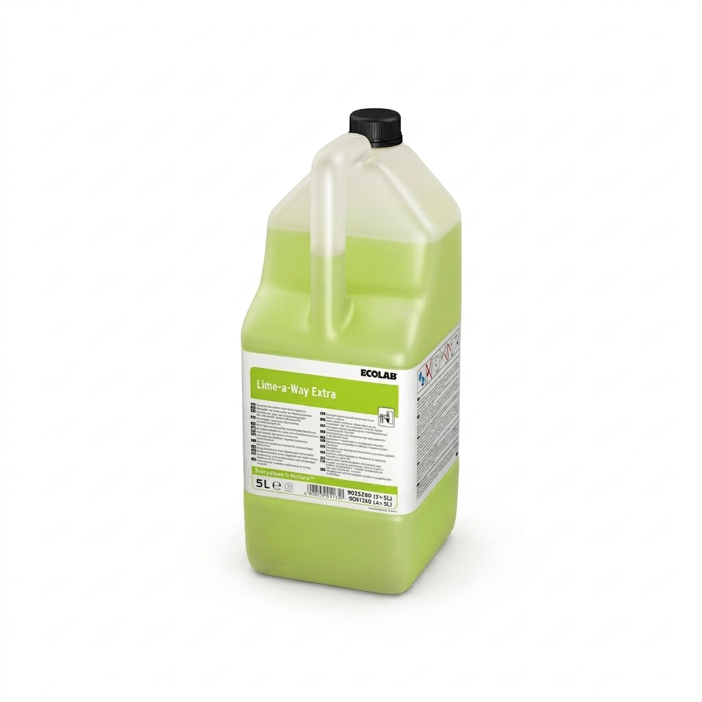 Ecolab Lime-A-Way Extra, detartrant/anticalcar profesional superconcentrat pentru mașina de spălat vase, 5L