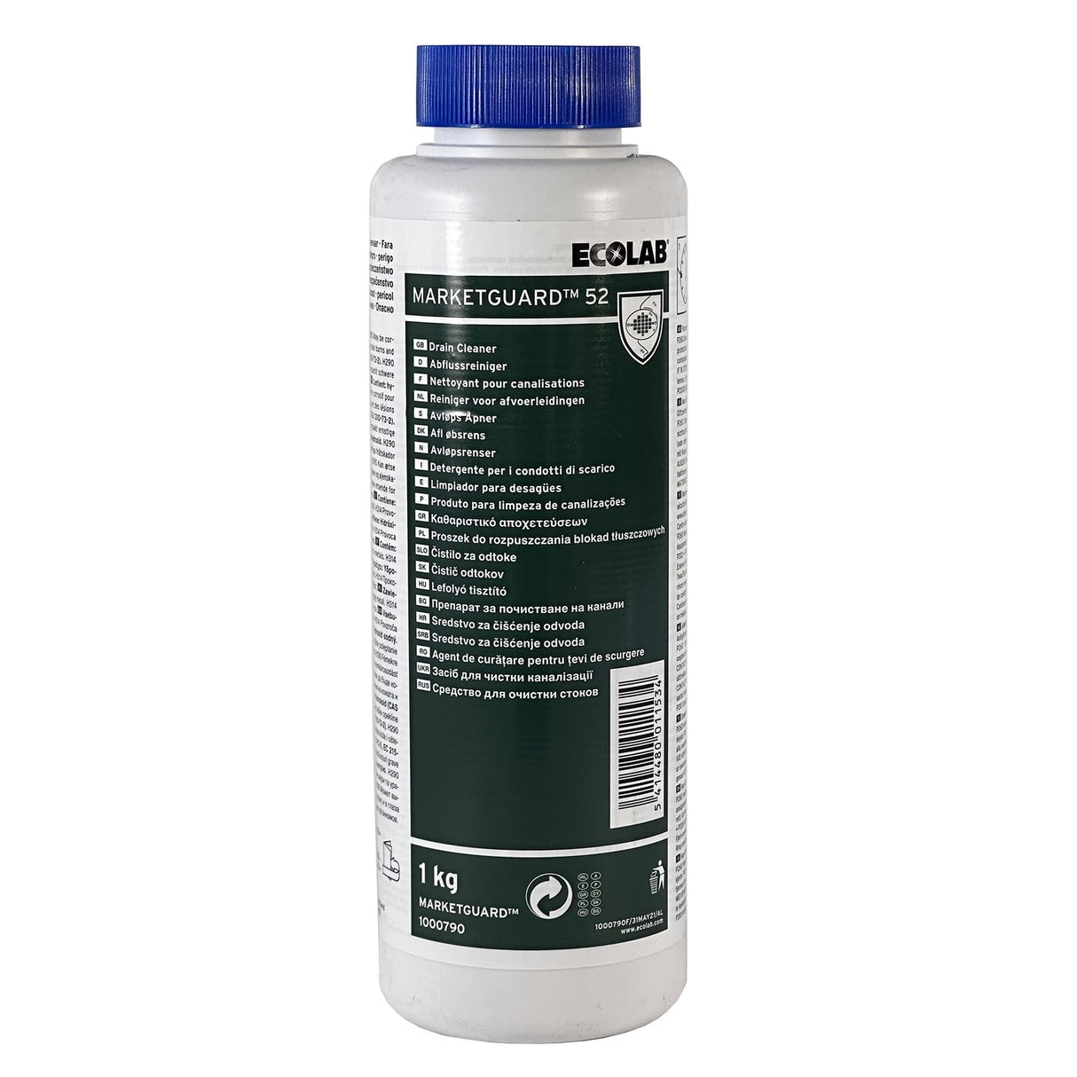 Ecolab Marketguard 52, agent pentru desfundare scurgeri, 1kg
