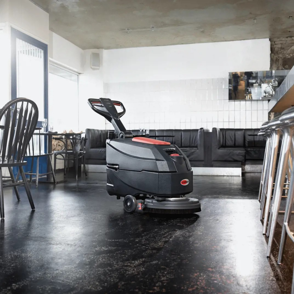 Echipament de spălat - aspirat pardoseli cu baterie, 1720 m²/h, 25 L, Nilfisk Viper AS4325B