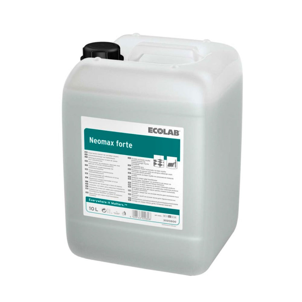 Ecolab Neomax forte, detergent alcalin pentru mașina de spălat pardoseli, 10L