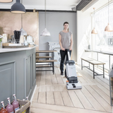 Echipament profesional vertical 3-în-1 pentru spălat, aspirat și uscat pardoseli în spații înguste, 310 m²/h, 3500 Pa, 800 W, 2100 RPM