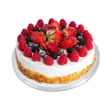 Platformă tort rotundă, argintie, ⌀ 25 cm x 1,2 cm grosime, rezistentă