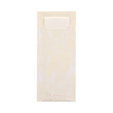 Port tacâm din hârtie 20x8cm + șervețel alb 33x33cm