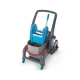 Cărucior de curățare PROCART JET 720S cu stoarcere și 2 găleți de 25 l