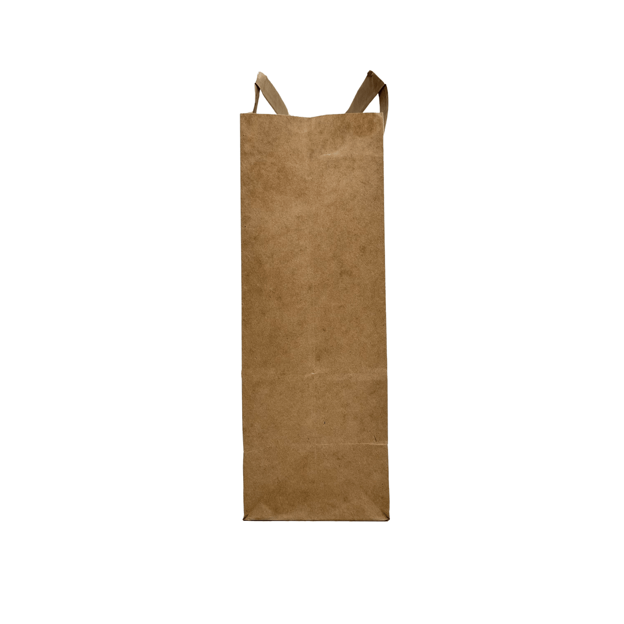 Sacoșă din hârtie cu mâner tip bandă, 18x9x25cm, kraft natur