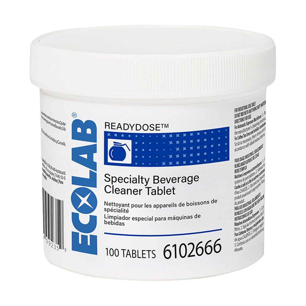 Specialty Beverage Cleaner ReadyDose Ecolab, tablete de curățare pentru aparate de băuturi calde (100buc/cutie)
