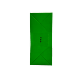 Sacoșă din hârtie, verde, mâner tip șnur, 25x11x32cm