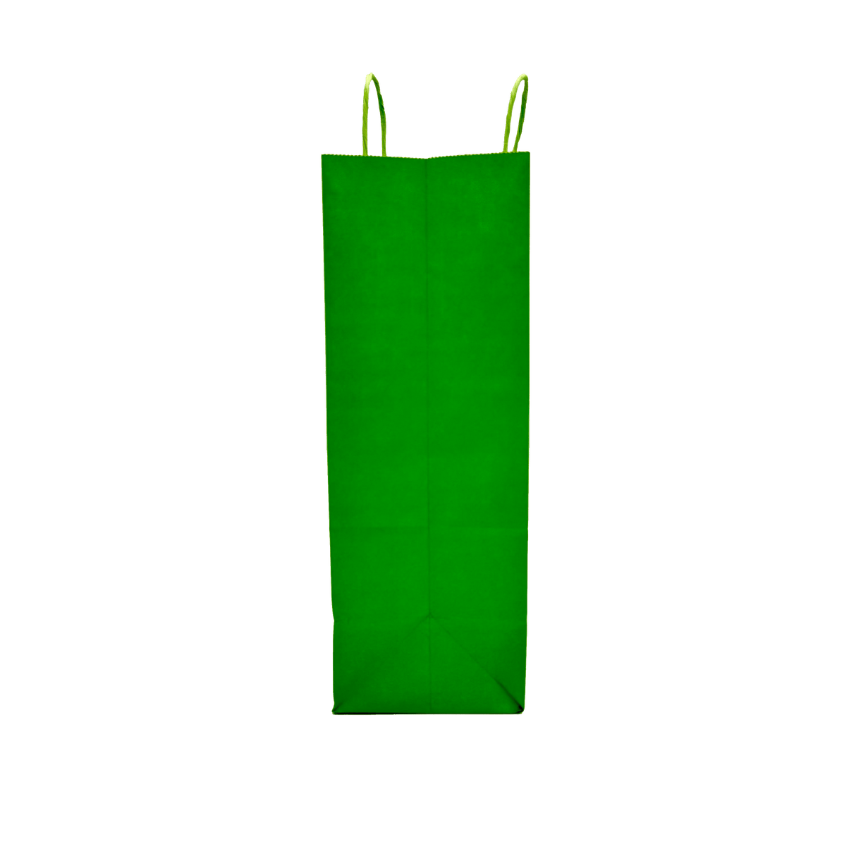 Sacoșă din hârtie, verde, mâner tip șnur, 25x11x32cm