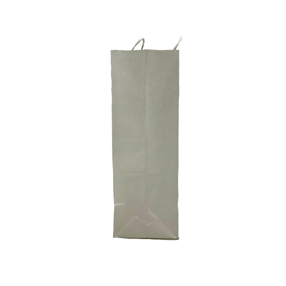 Sacoșă din hârtie, albă, cu mâner tip șnur, 28x11x31cm