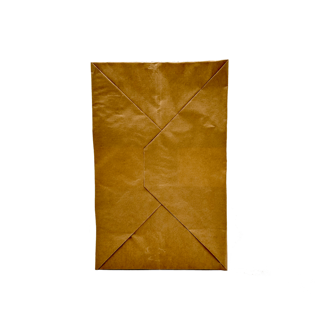 Sacoșă din hârtie, kraft natur, mâner tip bandă, 32x21x24cm