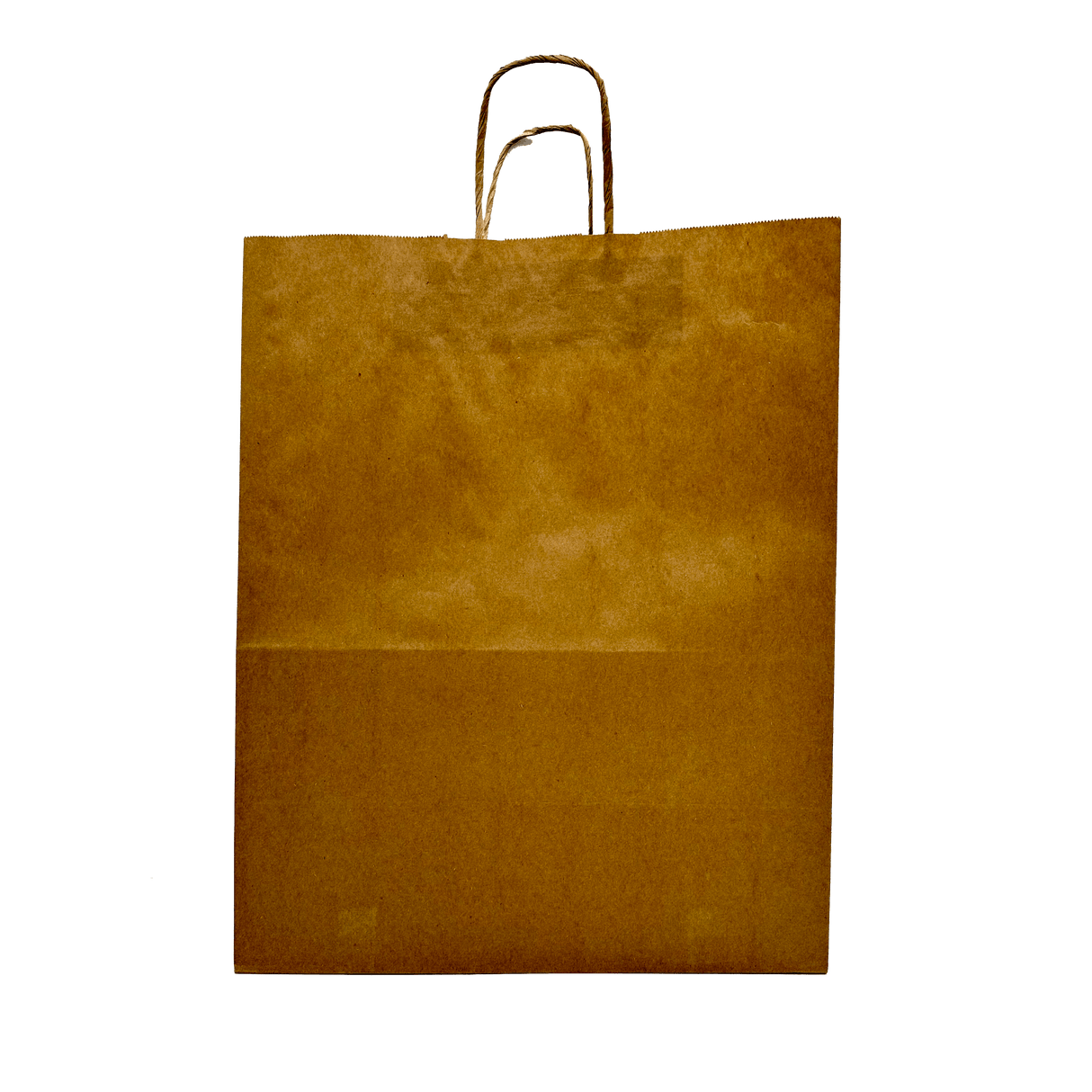 Sacoșă din hârtie, kraft natur, mâner tip șnur, 31x17x39cm