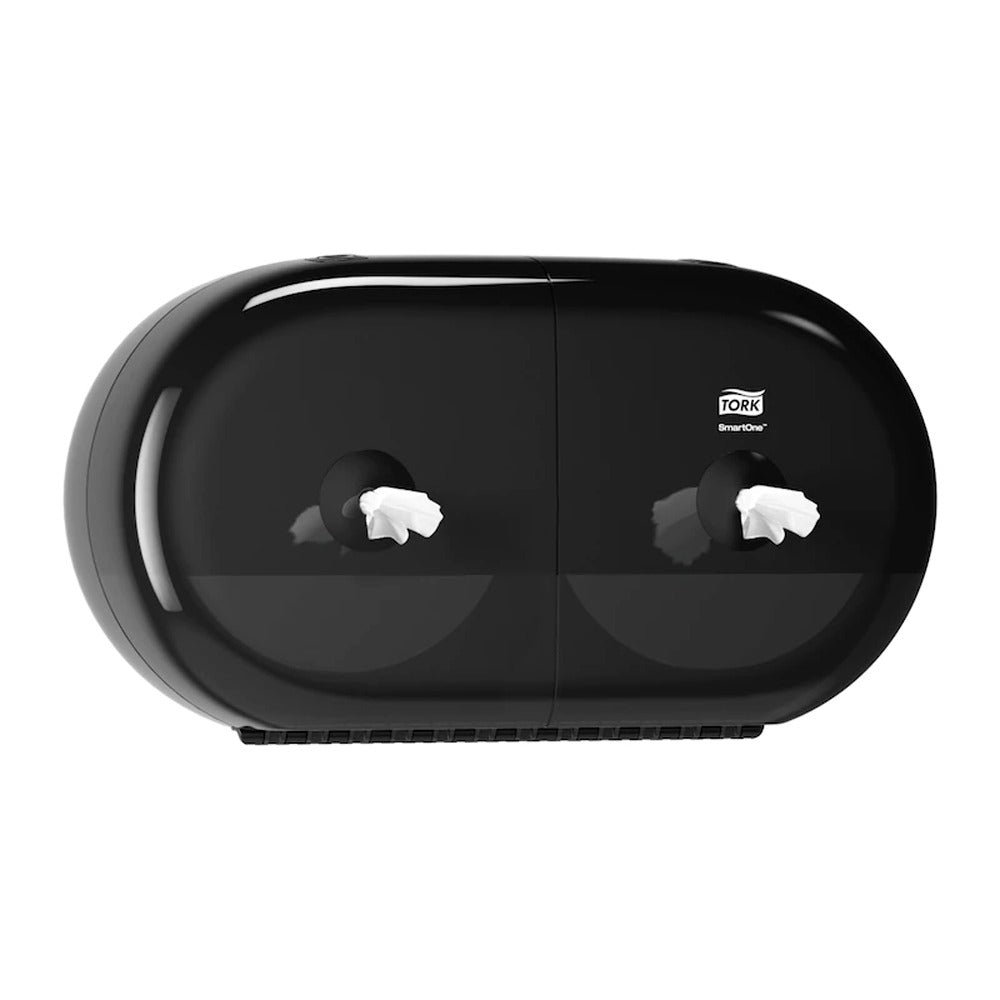 Dozator rolă hârtie igienică mini, Tork SmartOne Twin, negru, 682008