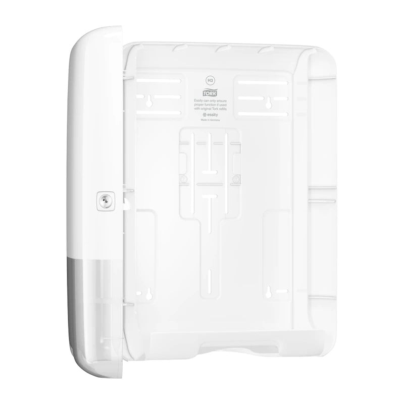 Dozator prosoape pentru mâini, Tork Singlefold Mini, alb, 553000