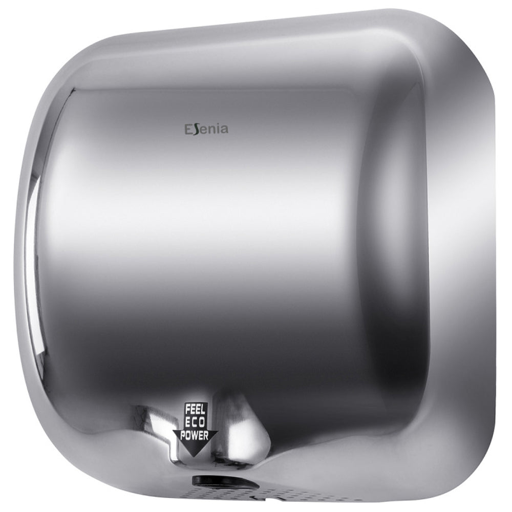 Uscător de mâini, inox, Esenia Power Jet, lucios