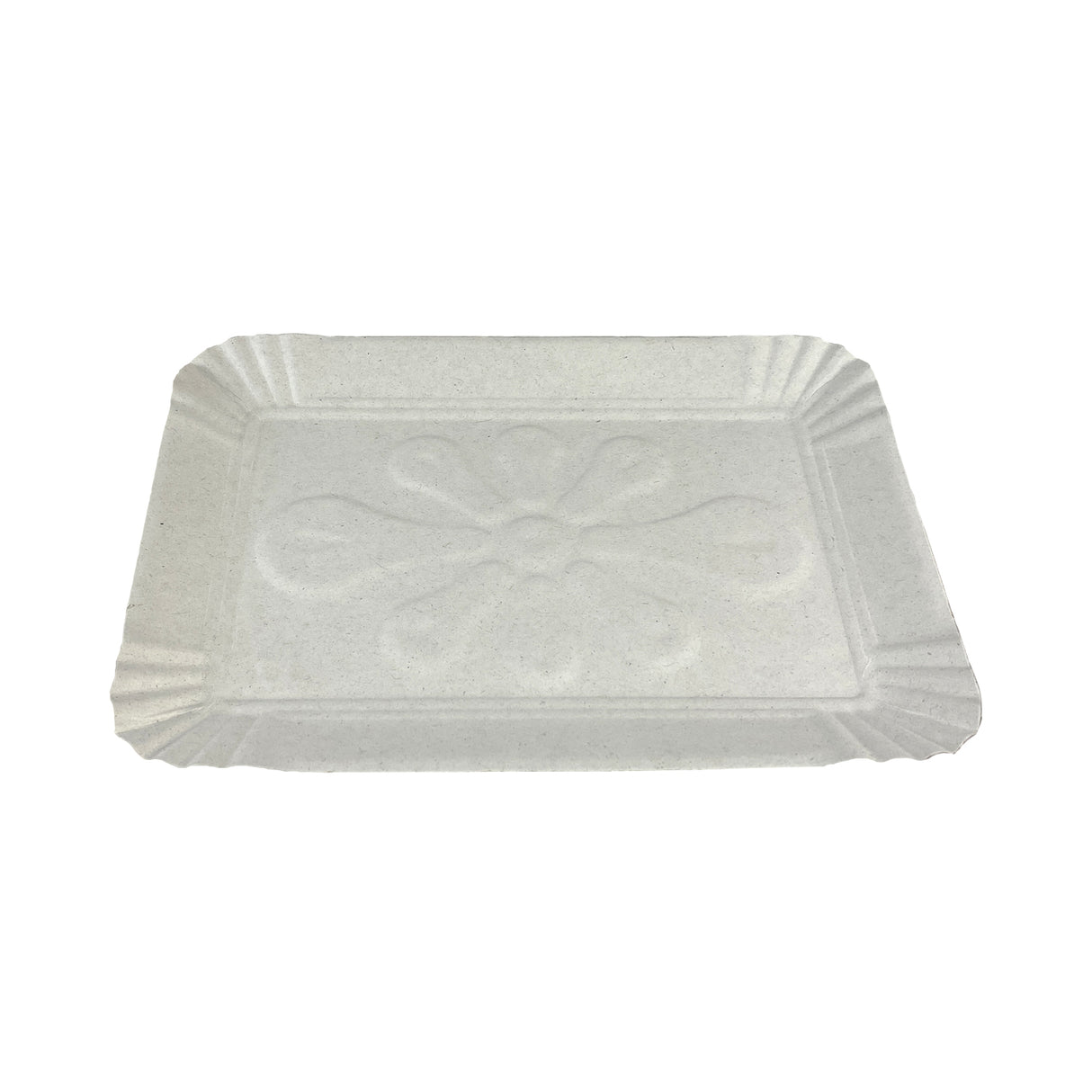 Tăviță pentru prăjituri, din carton, T6, alb, 19.5x13.5, (100buc/set)