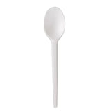 Lingura din plastic, alba, (50buc/set)