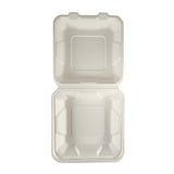 Caserola meniu, biodegradabila, 1 compartiment, 20x20x7 cm, (50buc/set)