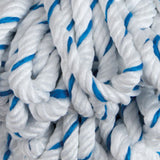 Mop microfibra, alb-albastru, Filmop