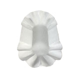 Tăviță pentru prăjituri, ovală, alb, 12x5 cm, (100buc/set)