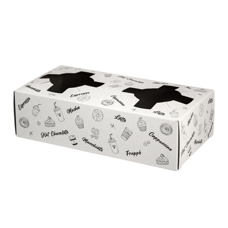 Suport pentru 2 pahare, din carton, cu imprimeu
