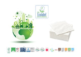 Servetele Mank Tissue, crem, 33x33 cm, pliat in 8, ecologice, biodegradabile, (100buc/set)