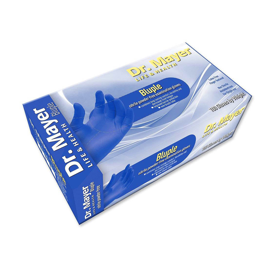 Manusi nitril medicale, nepudrate, marimea S - BLUPLE DR MAYER  de unica folosinta, (100buc/set)