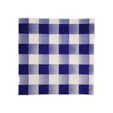 Servetele 25 x 25 cm model carouri albastru si alb Mank, (250buc/set)
