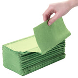 Bax Prosop hartie pliat Z, 1 strat, 25x23 cm, verde, pachet, (20 pachete/bax)