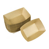 Cutie pentru catering, bărcuță, kraft, 400cc, M, (250 buc/set)