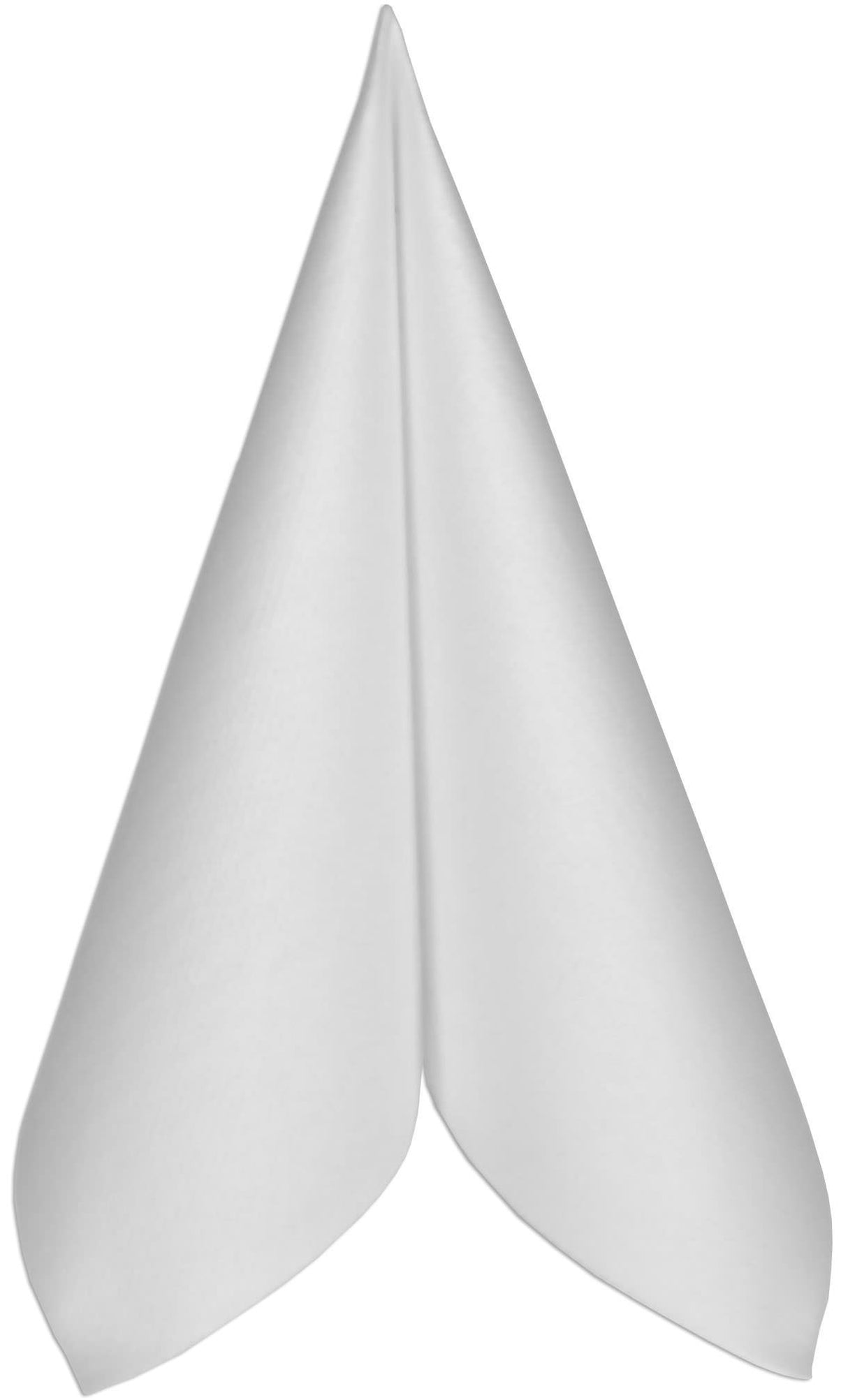 Servetele MANK alb/weiss, 40x40 cm, impaturite in 4 pliuri, (100buc/set)