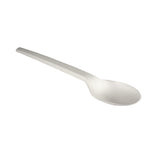 Lingura din plastic, alba, (50buc/set)
