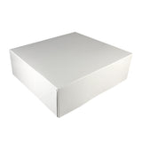 Cutie pentru prăjituri, BLANC, cu capac atașat, 29x29x10 cm