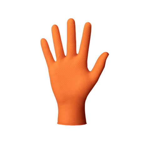 Manusa nitril Power Grip, portocalie, masura M, (50buc/set)