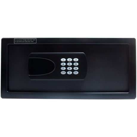 Seif hotelier automat, display LED, Esenia, negru
