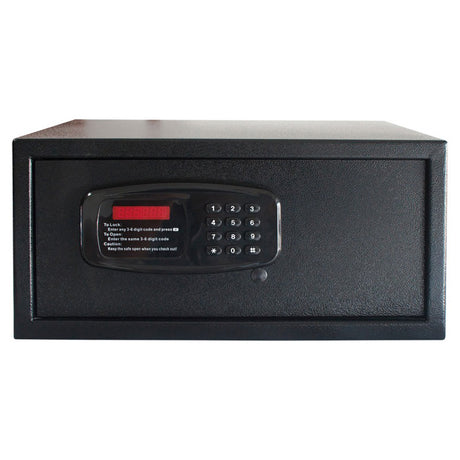 Seif hotelier digital, display LED, Esenia, negru