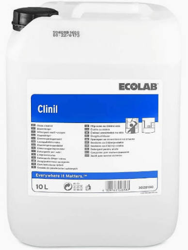 Ecolab Clinil, detergent profesional pentru sticlă, geamuri, oglinzi, ferestre