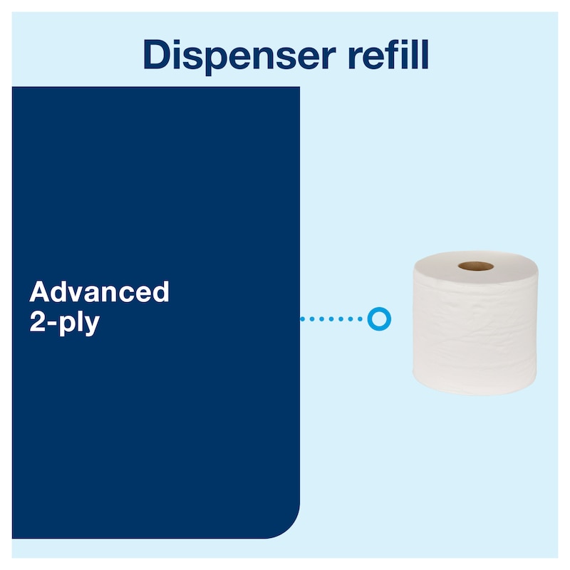 Dozator Role de Hârtie Igienică Tork SmartOne® Mini Alb T9