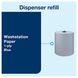Tork Dozator Hârtie de Șters cu Montare pe Perete pentru Spațiu de Spălare Alb și Turcoaz W6
